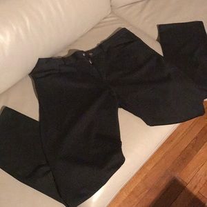 Todd Oldham Black transparency pants